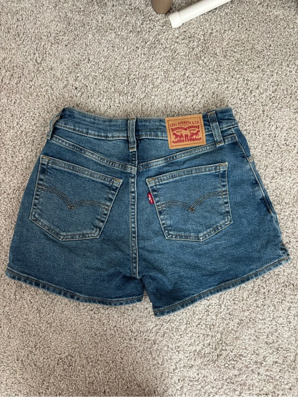 Levi’s denim A-line shorts